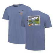 Tennessee Canoe River Stamp Short Sleeve Comfort Colors Tee